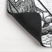 Äpfel für den Verkauf Mousepad (Ecke)