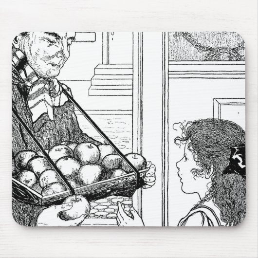 Äpfel für den Verkauf Mousepad (Vorne)