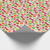 Apfel für Fruchtkinder Geschenkpapier (Ecke)