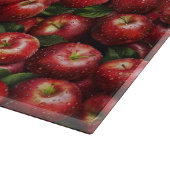 Äpfel für Monogramm Schneidebrett (Ecke)