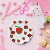Äpfel für Papierfische Pappteller (Party)