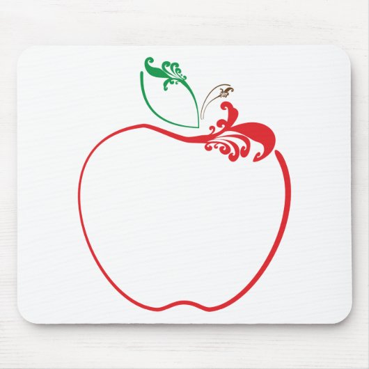 Apfel geblüht mousepad (Vorne)