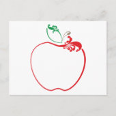 Apfel geblüht postkarte (Vorderseite)