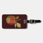 Apfel Gepäckanhänger (Vorderseite horizontal)