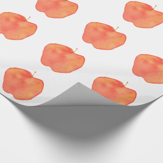 Apfel Geschenkpapier (Ecke)