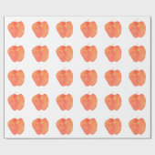 Apfel Geschenkpapier (Flach)