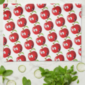 Äpfel Geschirrtuch (Gefaltet)