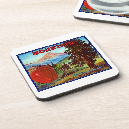 Äpfel Getränkeuntersetzer (Linke Seite)