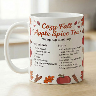 Apfel-Gewürz-Tee-Rezept Herbstküche Kaffeetasse