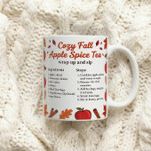 Apfel-Gewürz-Tee-Rezept Herbstküche Kaffeetasse