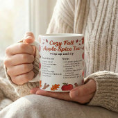 Apfel-Gewürz-Tee-Rezept Herbstküche Kaffeetasse
