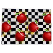 Apfel Große Geschenktüte (Rückseite)