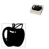 Apfel Gummistempel (Stempel)