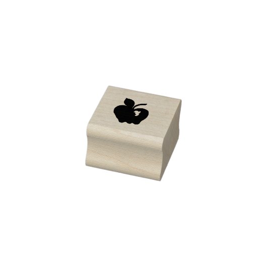 Apfel Gummistempel (Stempel)