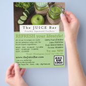 Apfel & Gurken, Juice Bar Advertising Flyer (Hand)