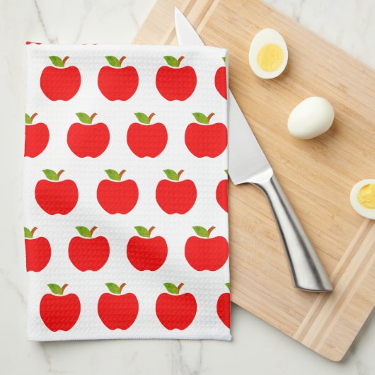 Äpfel Handtuch (Viertel Falte)