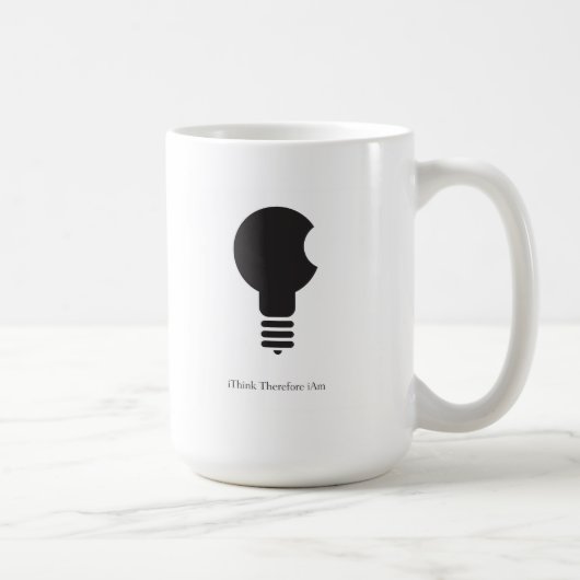 Apfel Humor Tasse (Rechts)