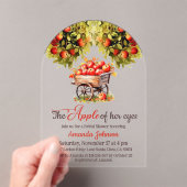 Apfel ihrer Augen Bauer Market Fall Brautparty Acryleinladungen (Insitu (Handheld))