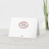 Äpfel im Buschkorb Karte (Rückseite)