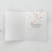 Äpfel im Herbst am Geburtstag Karte (Innenseite)