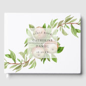 Äpfel in Aquarellform Hochzeit Gästebuch (Vorderseite)