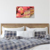 Äpfel in Buschkörben Leinwanddruck (Insitu (Schlafzimmer))