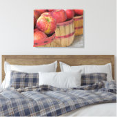 Äpfel in Buschkörben Leinwanddruck (Insitu (Schlafzimmer))