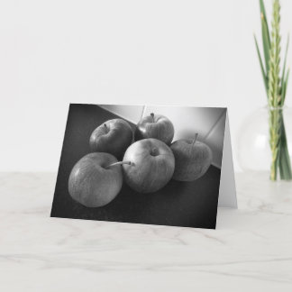 Äpfel in der Küche Karte