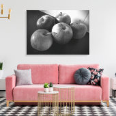 Äpfel in der Küche Leinwanddruck (Insitu (Wohnzimmer))