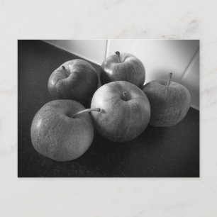 Äpfel in der Küche Postkarte
