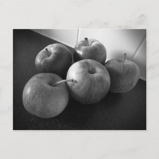 Äpfel in der Küche Postkarte