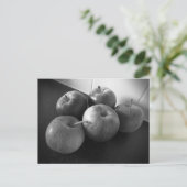 Äpfel in der Küche Postkarte (Stehend Vorderseite)