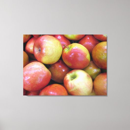 Äpfel in der Leinwand (Vorderseite)