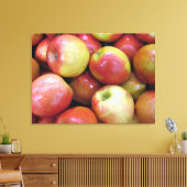 Äpfel in der Leinwand (Insitu (Wohnzimmer))