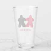 Äpfel in der Liebe, Rot und Schwarz Glas (Rückseite)