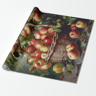 Äpfel in einem Basket mit Stillleben Geschenkpapier