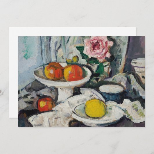 Äpfel in einer weißen Fruchtschale | George Leslie (Vorne/Hinten)