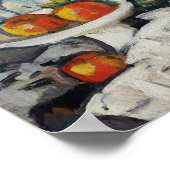 Äpfel in einer weißen Fruchtschale | George Leslie Poster (Ecke)