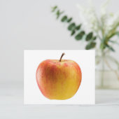 Apfel in mehrfarbigen Farben Postkarte (Stehend Vorderseite)
