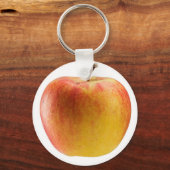 Apfel in mehrfarbigen Farben Schlüsselanhänger (Vorderseite)