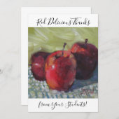Äpfel in Ruhe Dankeskarte (Vorne/Hinten)