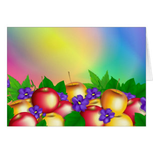 Äpfel in Vase Card