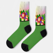 Äpfel in Vase Socken (Linkes Detail)