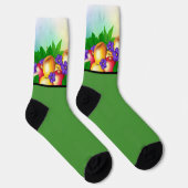 Äpfel in Vase Socken (Rechts)