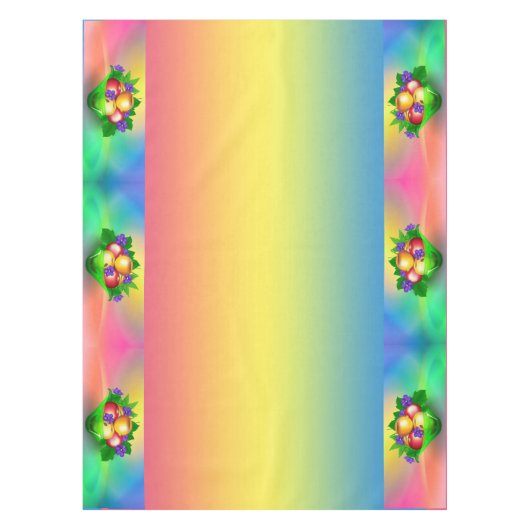 Äpfel in Vase Tischdecke (Vorderseite)