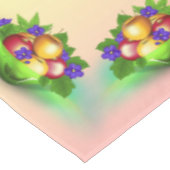 Äpfel in Vase Tischdecke (Schrägansicht)