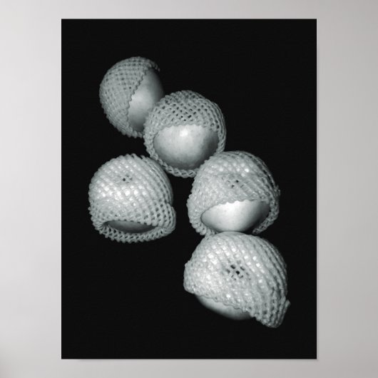 Äpfel in Wrappers Poster (Vorne)