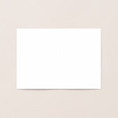 Äpfel Individuelle Name Folienkarte (Innenseite)