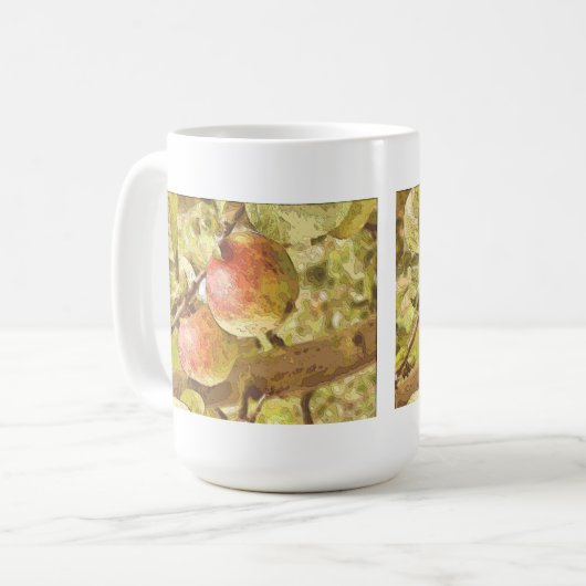 ÄPFEL KAFFEETASSE (Vorderseite Links)