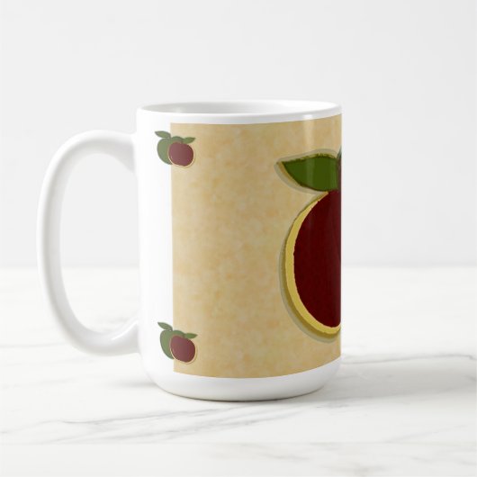 Äpfel Kaffeetasse (Links)